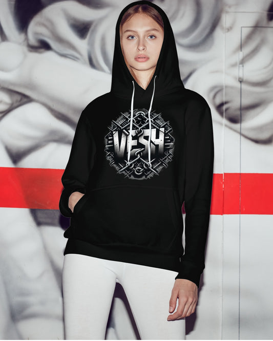 Unisex Chain Weave VESH Graphic Hoodie