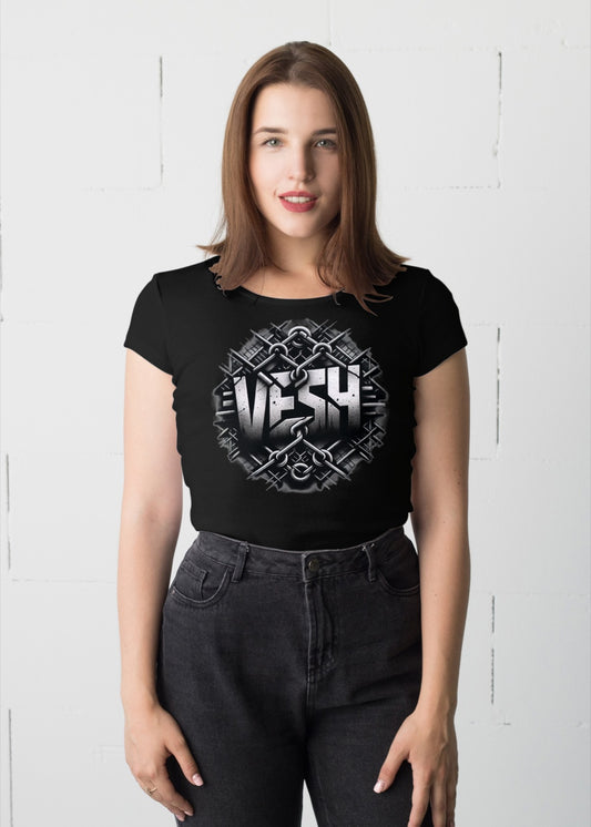 Women's Chain Weave VESH Graphic Crew Tee