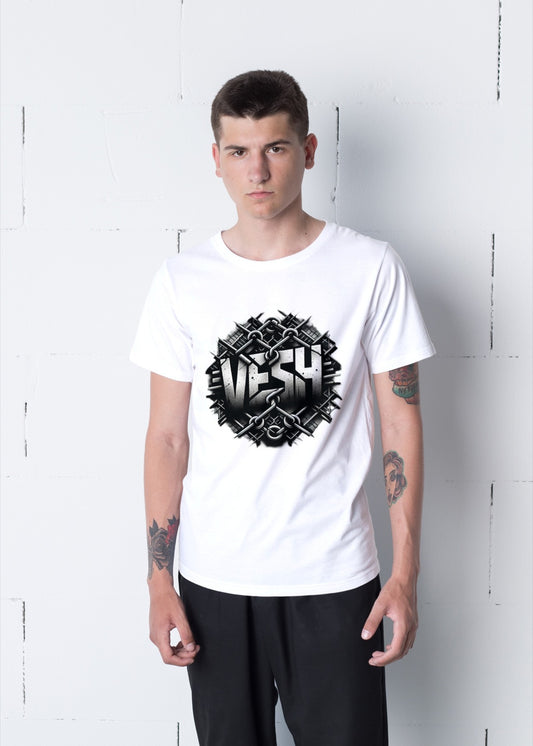 Men's/Unisex Chain Weave VESH Graphic Crew Tee