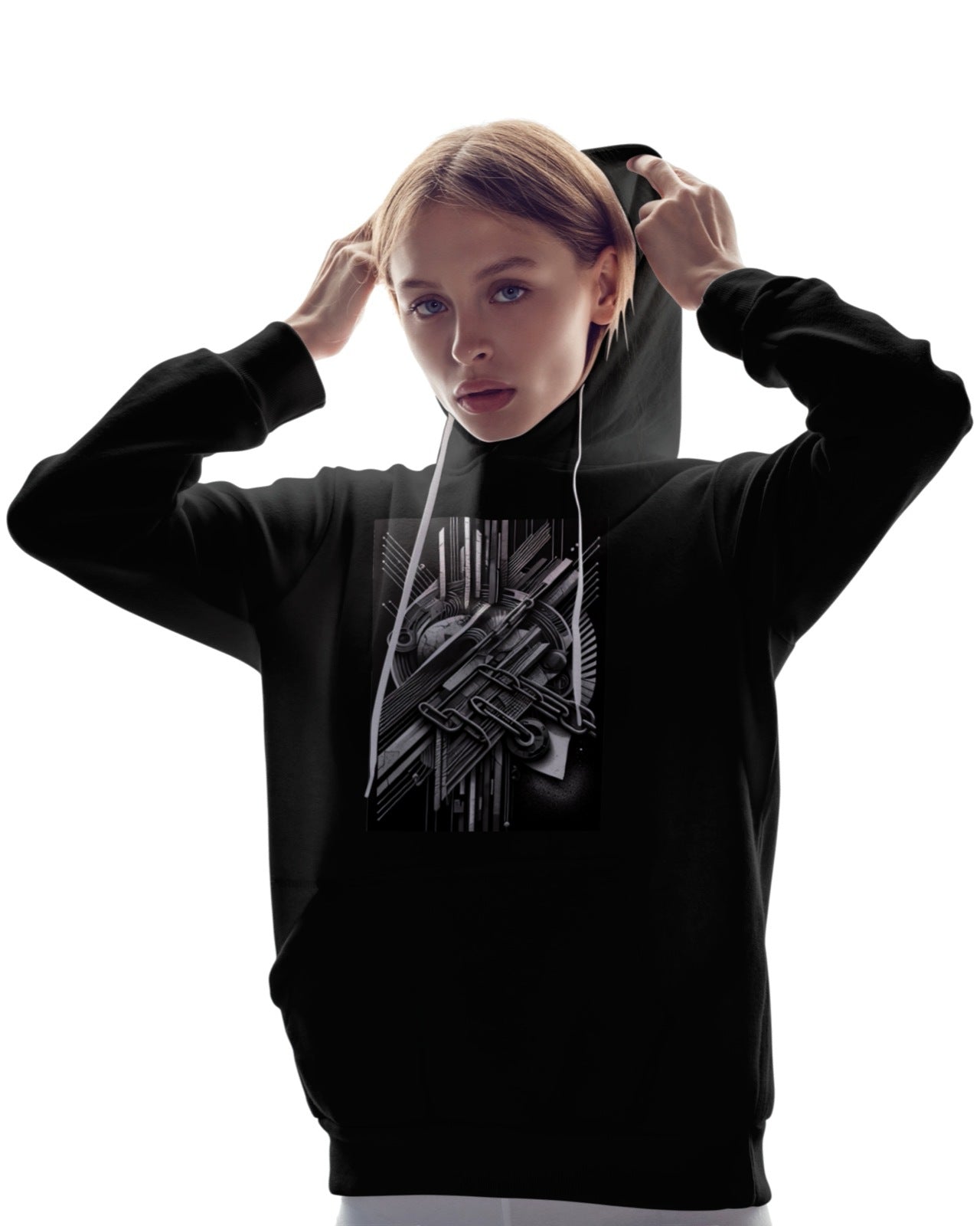 Unisex Gridlock Graphic Hoodie