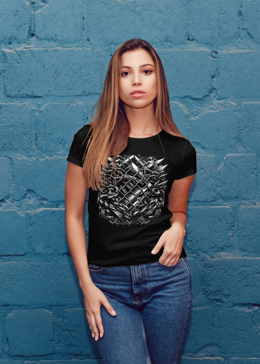 Women's Meta Forge Graphic Relaxed Crew Tee