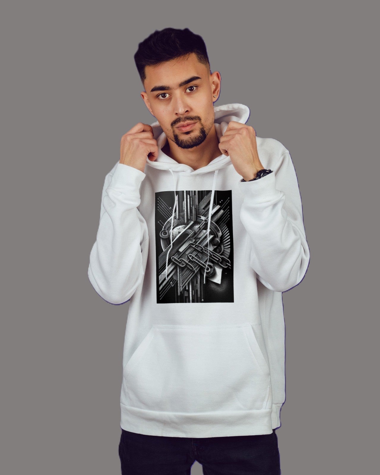 Unisex Gridlock Graphic Hoodie