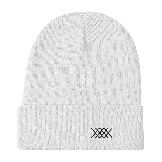 Black XEVEX Embroidered Beanie