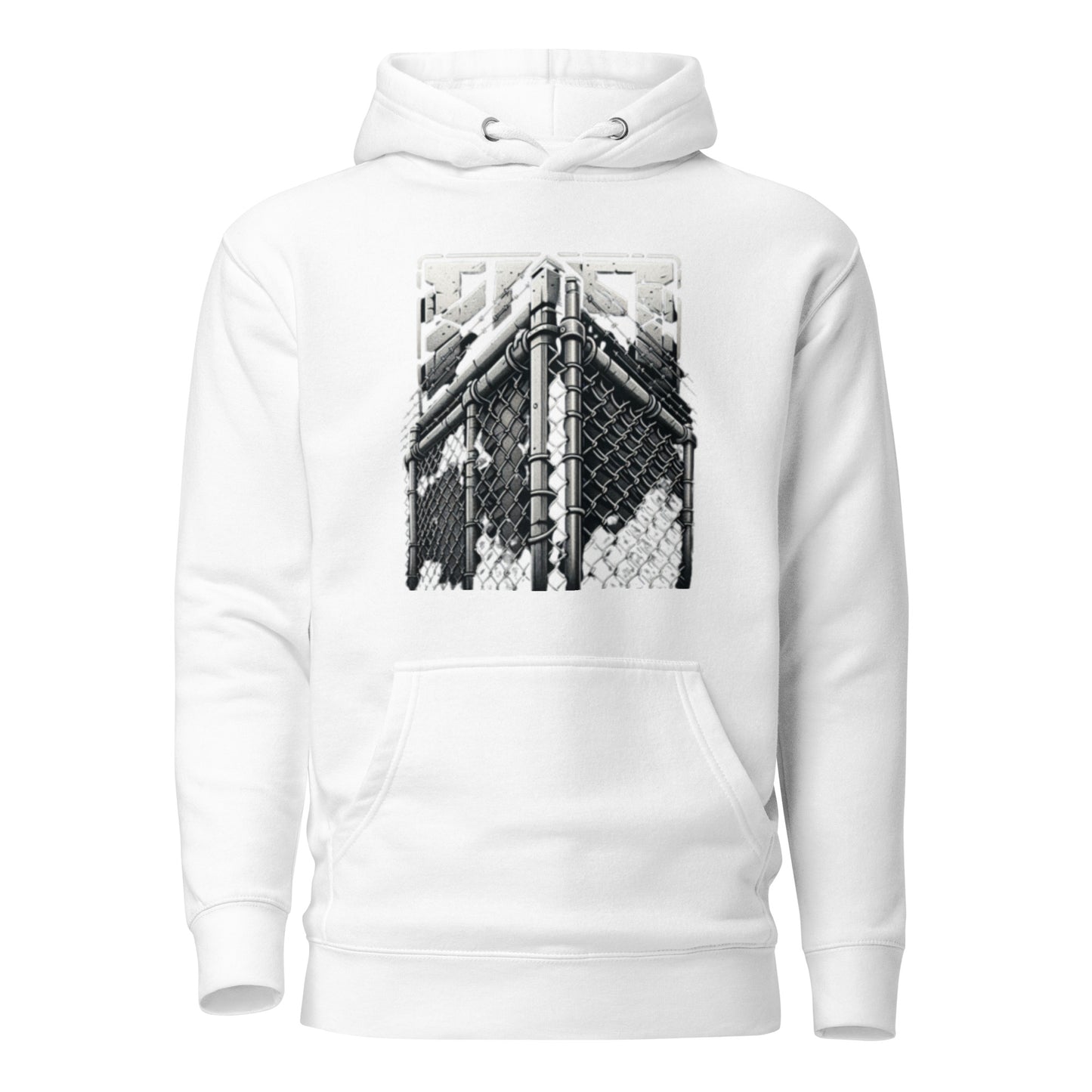 Unisex Chain Link Corner Graphic Hoodie