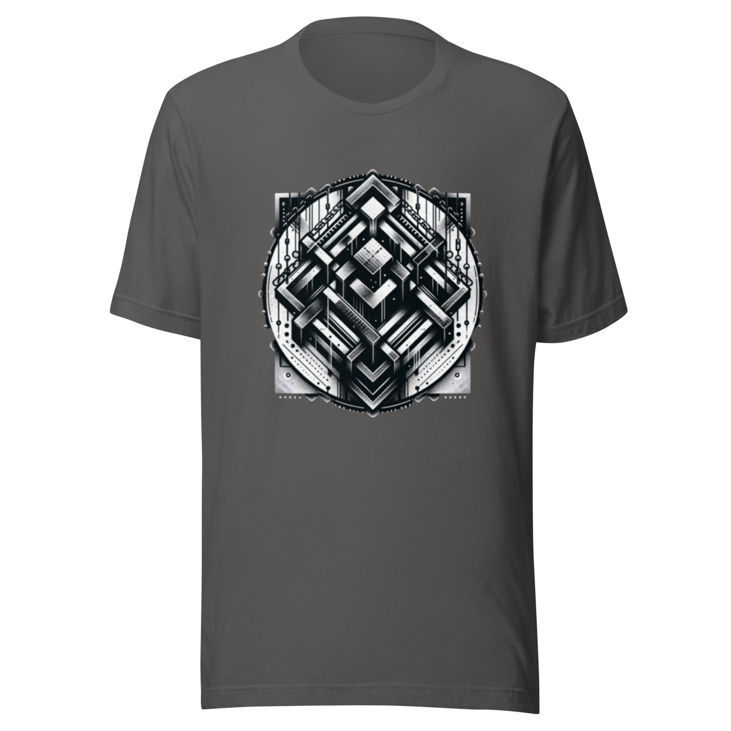 Men's/Unisex SquHelix Graphic Crew Tee