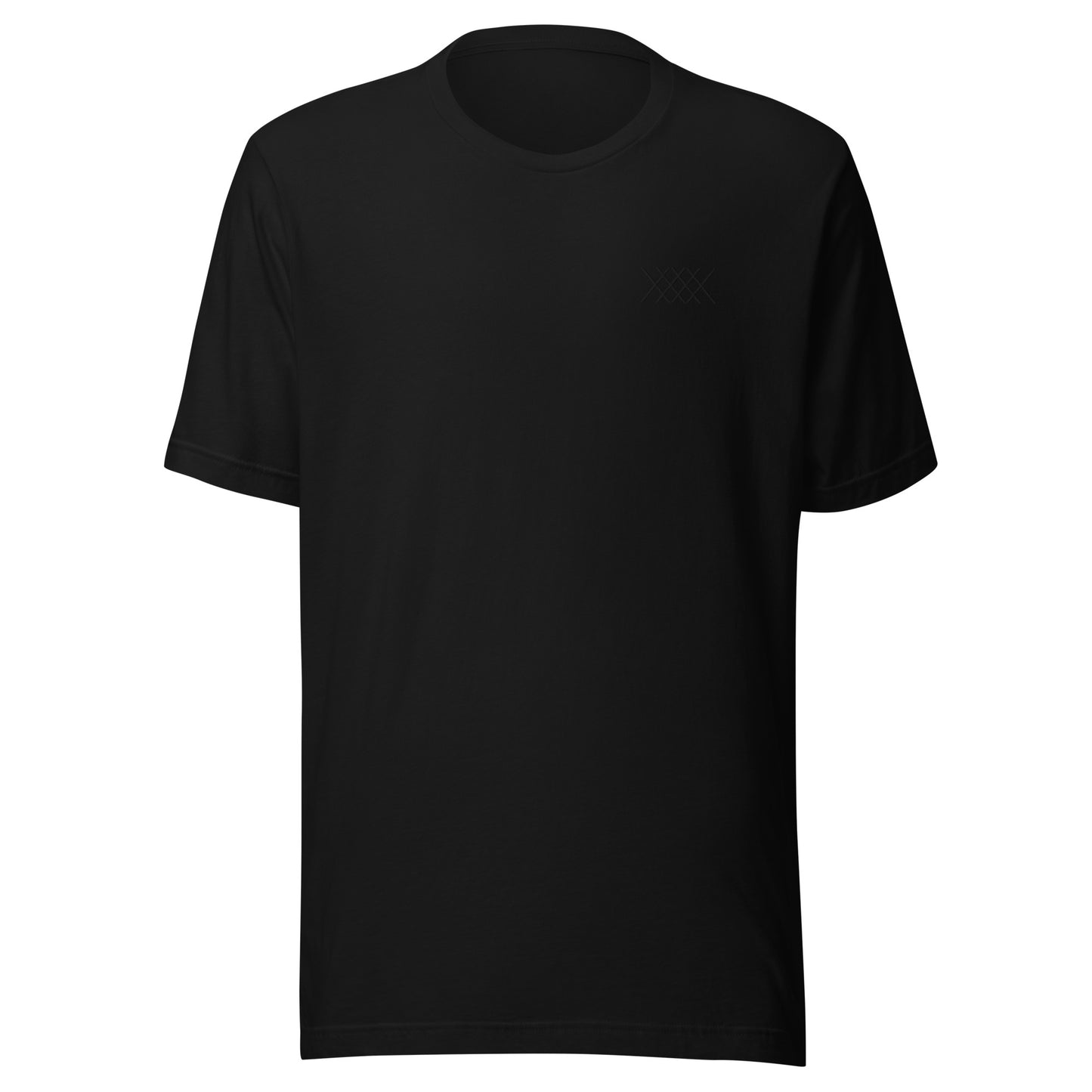 Men's/Unisex Black XEVEX Embroidered Crew Tee