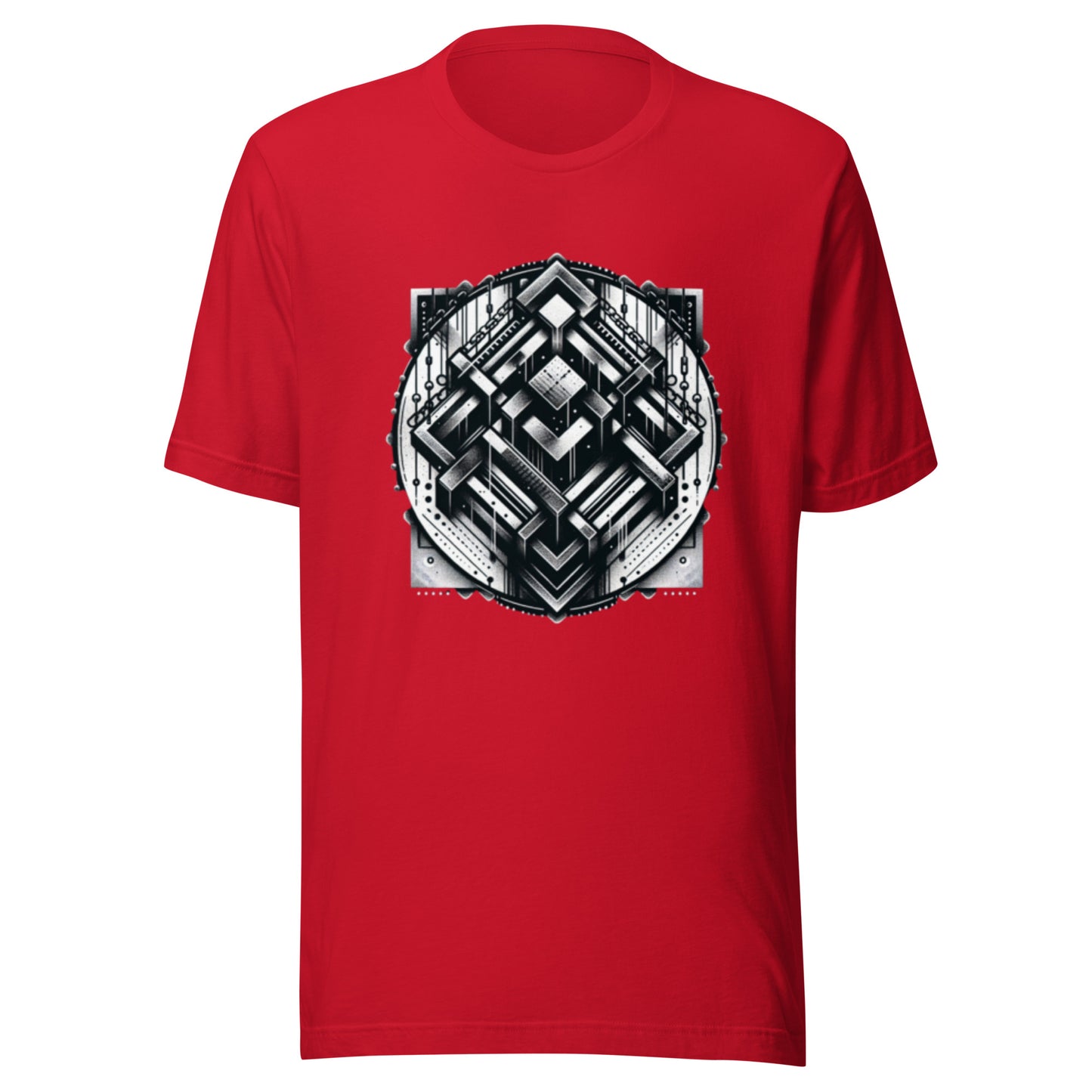 Men's/Unisex SquHelix Graphic Crew Tee