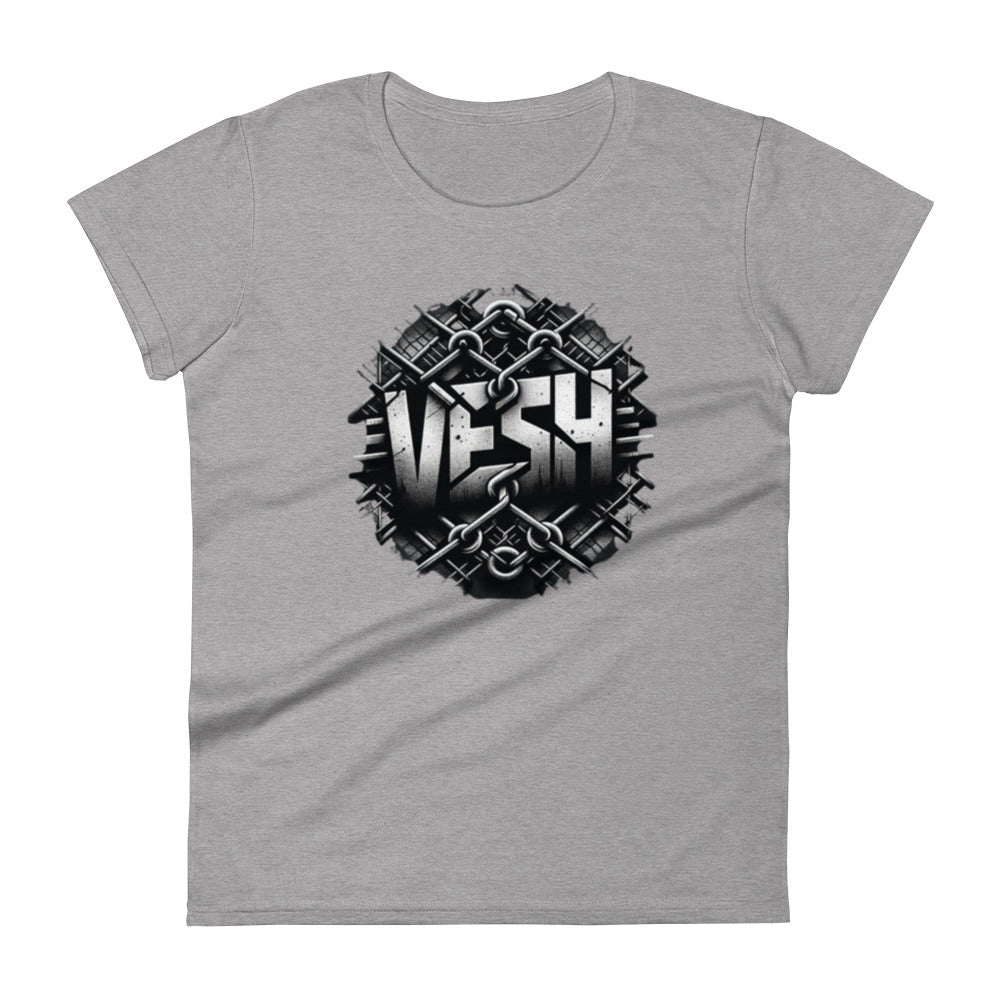 Women's Chain Weave VESH Graphic Crew Tee