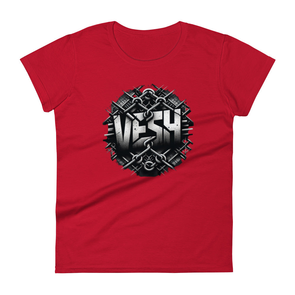 Women's Chain Weave VESH Graphic Crew Tee